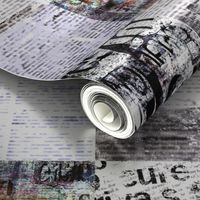 Newspapers patchwork 