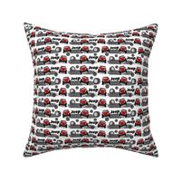 Red jeep sunny day - XS pattern Crafts4Cats