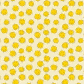 Happy Sunshine Fabric, Wallpaper and Home Decor