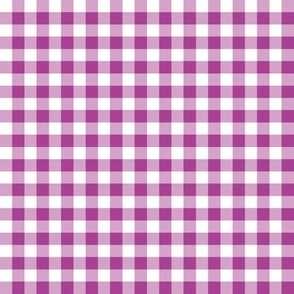 Violet Gingham check small