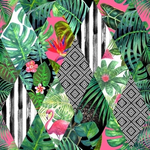 Tropical  patchwork 