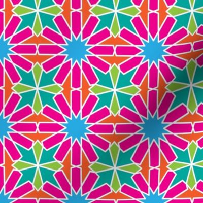 Moorish tile pattern, flower child