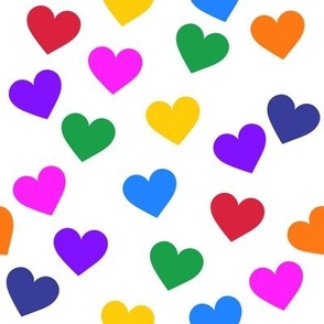 Bright rainbow hearts (large)
