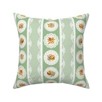 DOILY STRIPE - NONNIE'S KITCHEN COLLECTION (GREEN)