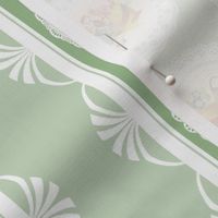 DOILY STRIPE - NONNIE'S KITCHEN COLLECTION (GREEN)