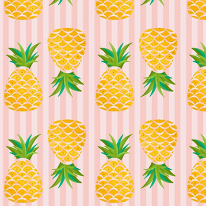 Pineapple | Pink Stripes