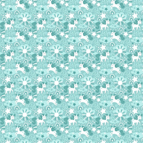 Unicorn Magic Light Teal - Mini