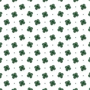 Lucky four leaf clover shamrock print (mini)