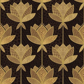 Japanese Lotus - Golden - large