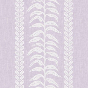 Palm Linen Stripe, Lilac 