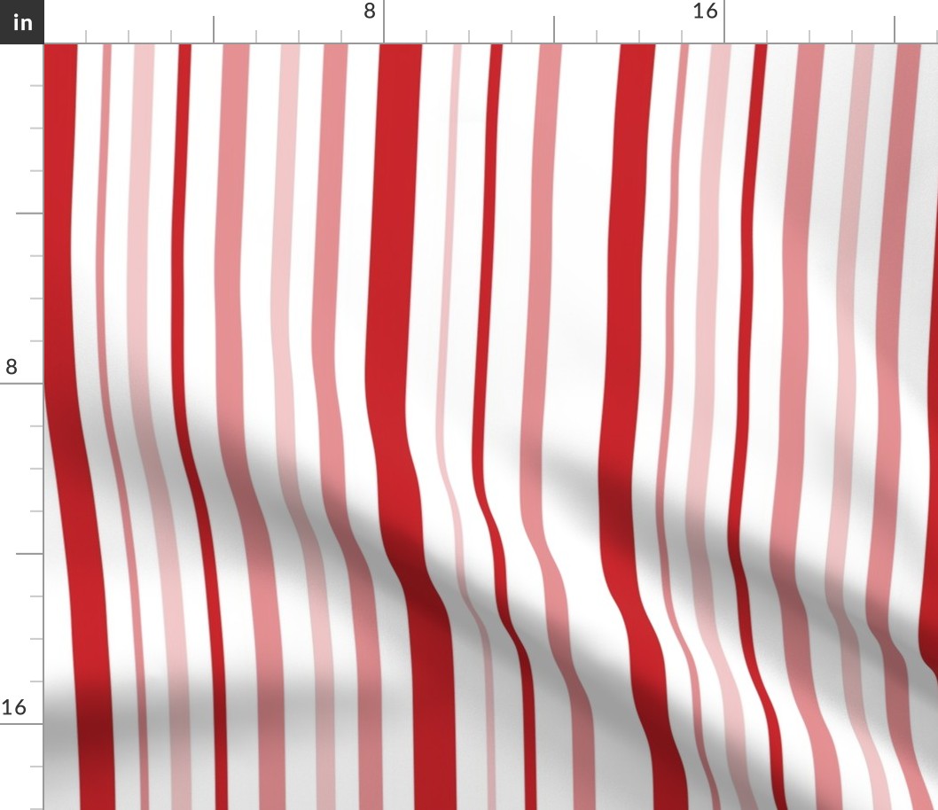 red big stripe white, pink stripes

