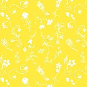 Yellow medium fancy  floral