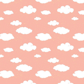 Clouds Pink - Medium