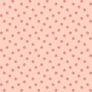 Watercolor Polka Dot - Blush