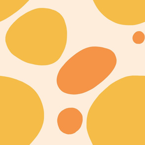 Mustard Geometric Repeat Pattern