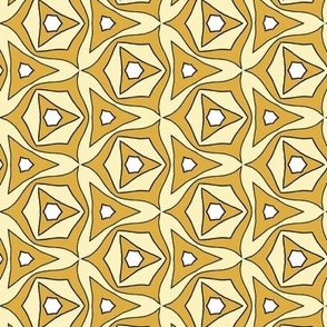 Abstract Yellow and Ocher Design 