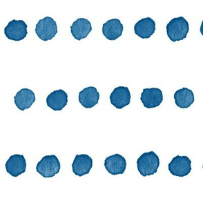 Shibori Bean Pattern in Indigo Blue (large scale) | Mame shibori, bean shibori dots pattern in deep blue, shibori pea print, classic tenugui pattern.