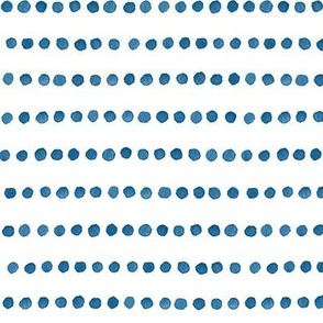 Shibori Bean Pattern in Indigo Blue (small scale) | Mame shibori, bean shibori dots pattern in deep blue, shibori pea print, classic tenugui pattern.