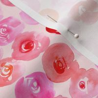 roses in a box - luxury watercolor rose bouquet - fancy florals a 160-6