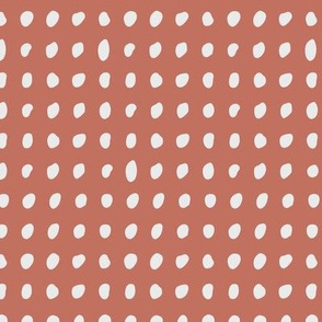 Tea Time dots - red