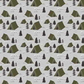 Forest Green Boho Camping Small