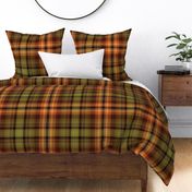 Large Scale Fall Plaid for Wallpaper