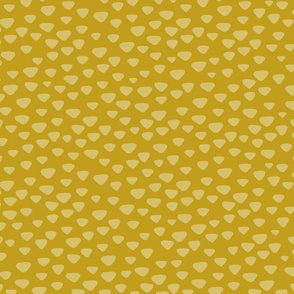 Yellow Boho Petite Triangles Large