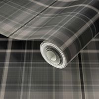 Grey and Black Large Scale Plaid