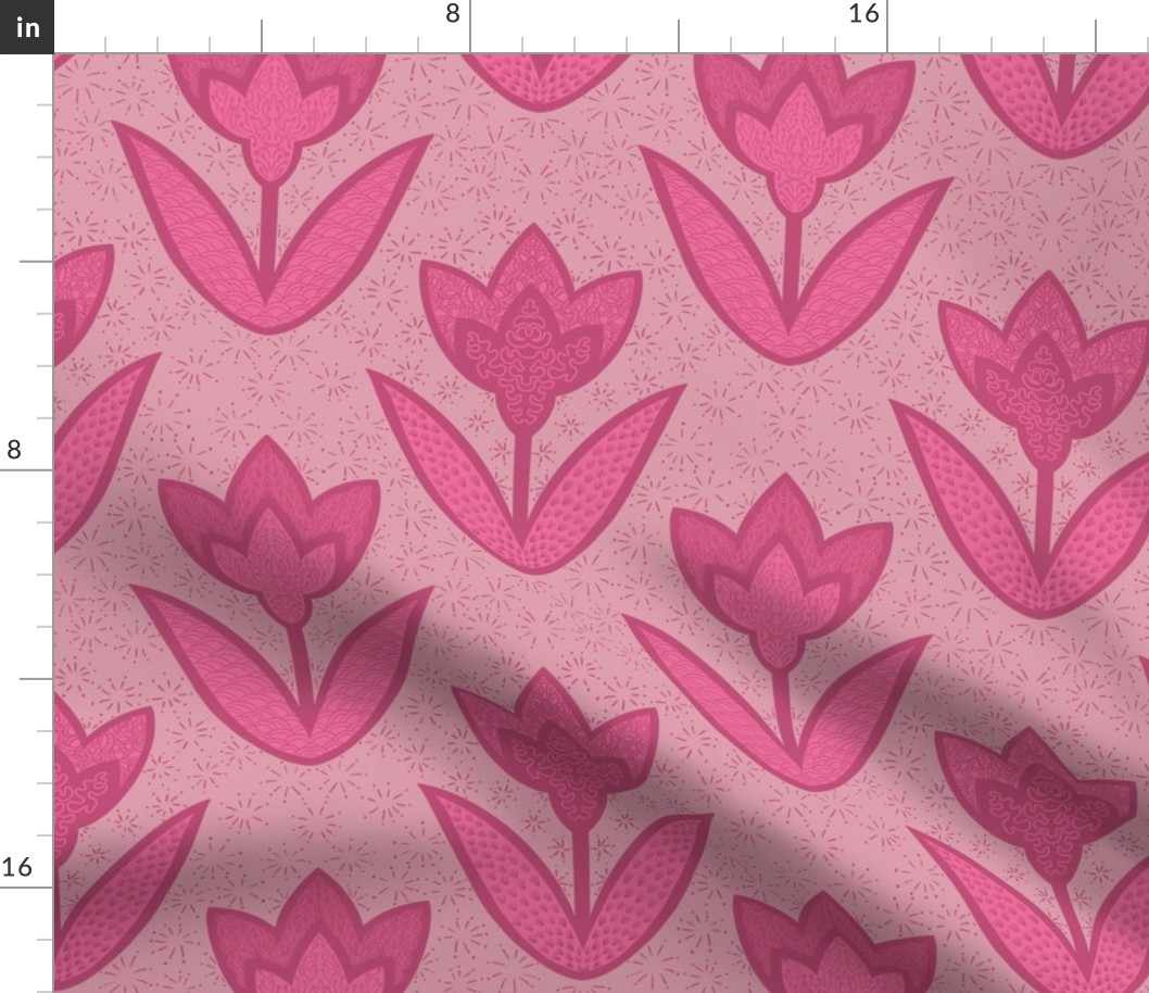 Tulip - pink - medium
