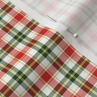 Red and Green Christmas Plaid - Tiny Scale