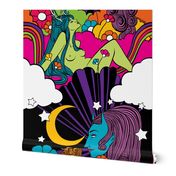 The Garden of Intergalactic Delights small size (9x12")