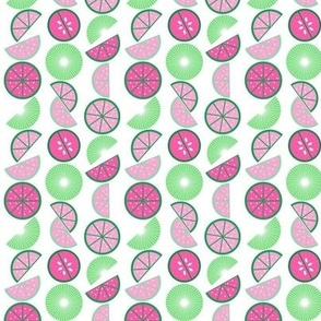 Small Pink & Green Citrus Splash