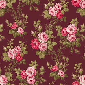 Bari J Designs Vintage Floral Pattern is now a Removable Wallpaper   Wallternatives