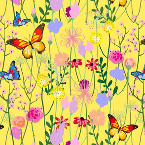 Spring flowers ,blossom ,wild flowers,summer pattern