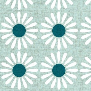 Jumbo Retro Daisy Mint