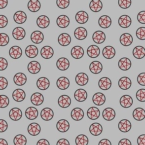 Pentacle Pentagram Fabric, Wallpaper and Home Decor | Spoonflower