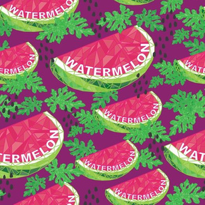Geo Watermelon Purple