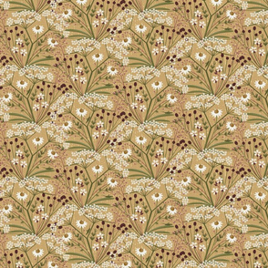 Meadow Floral- harvest gold