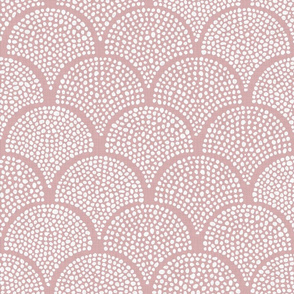 Japanese Fish Scales - Baby Pink Texture / Large