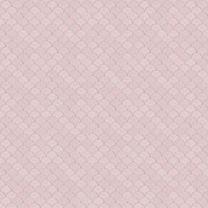 Japanese Fish Scales - Baby Pink Texture / Small