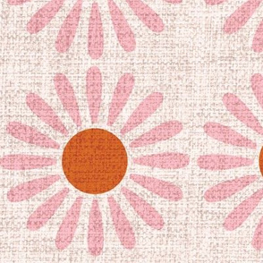 Jumbo Retro Daisy _Pink