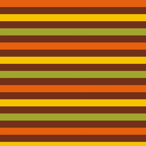 70s stripes brown