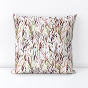 wild Tuscan grass - watercolor nature greenery a159-4