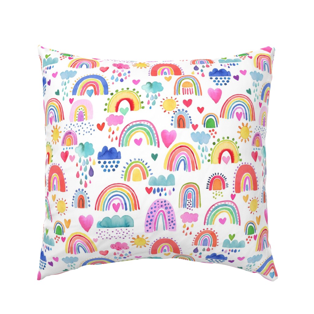 Rainbows of hope in the Sky Multicolored Nursery Kids Baby