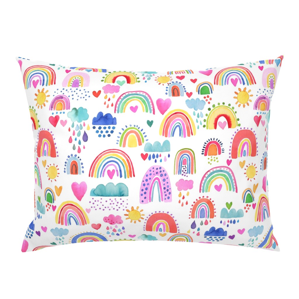 Rainbows of hope in the Sky Multicolored Nursery Kids Baby