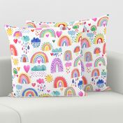 Rainbows of hope in the Sky Multicolored Nursery Kids Baby