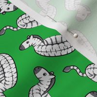zebra pool floats - summer floaties - green  - LAD21