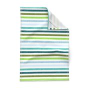 1/2" linen stripes: baby, tiffany, teal no. 2, 165-8, chartreuse, sky