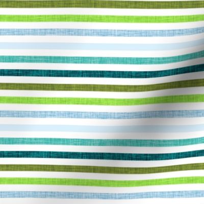 1/4" linen stripes: baby, tiffany, teal no. 2, 165-8, chartreuse, sky