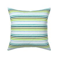 1/4" linen stripes: baby, tiffany, teal no. 2, 165-8, chartreuse, sky
